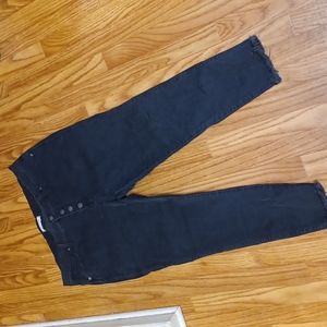 Madewell High Rise Frayed Bottom Skinny Jeans Size 34P